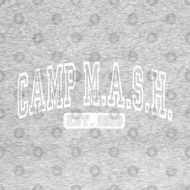 Camp MASH Yearbook Vintage white by SummerCampDesigns